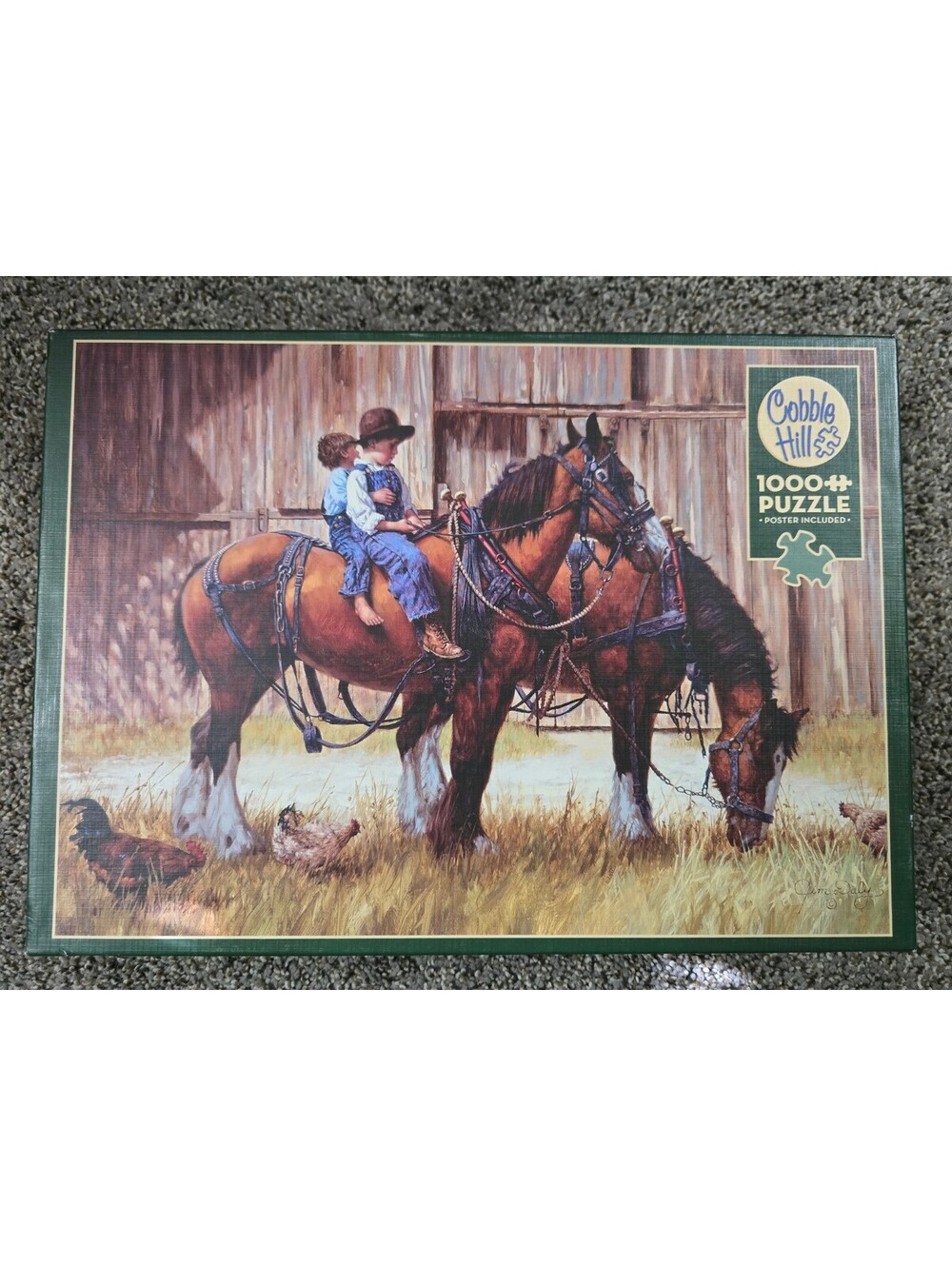 Cobble Hill 1000-Piece Puzzle - Back to the Barn by Jim Daly